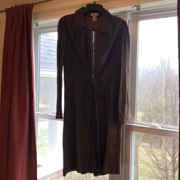Suede coat - Picture 2 of 3